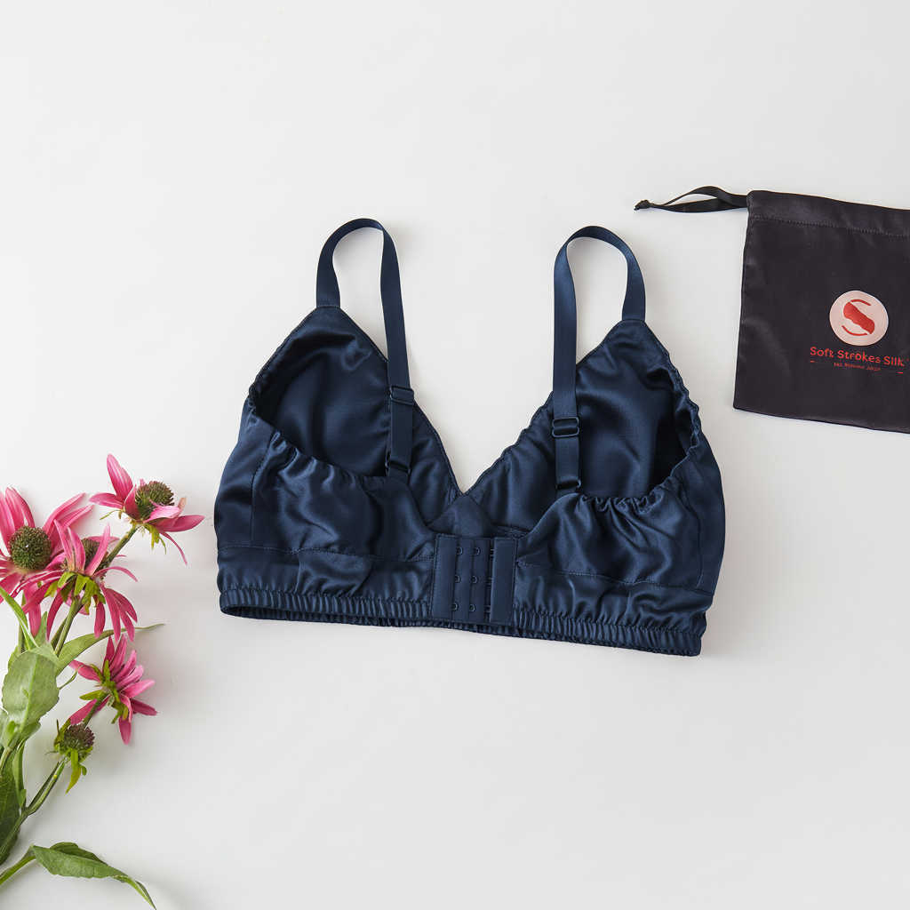 Custom Handmade Pure Silk Bralettes | Natasha Bras | No Padding No Wire | 19 Momme Silk Charmeuse