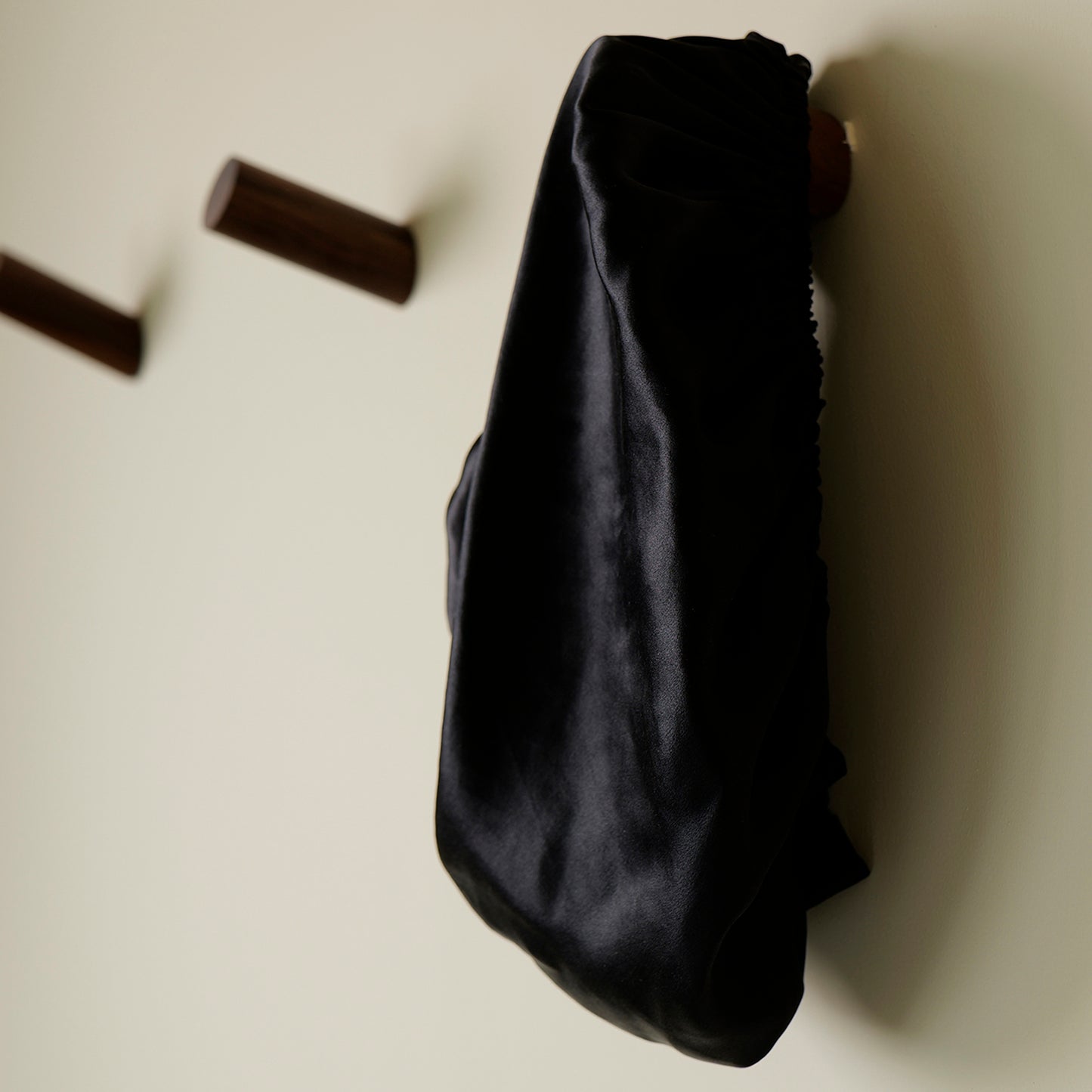 Pure Mulberry Silk Hair Bonnet Dark Night | Double Layer Reversible with Silk Lining | Adjustable Elastic | 100% Silk 22 Momme | Night Bonnet Gift