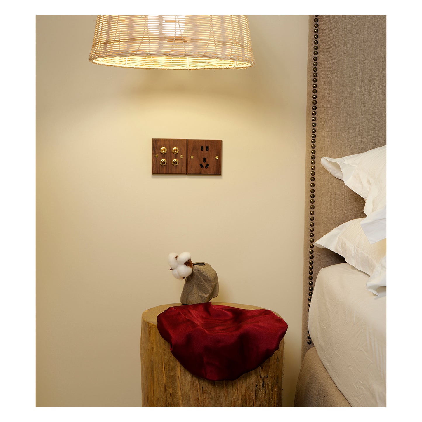 Pure Mulberry Silk Hair Bonnet Sangria | Single Layer with Adjustable Elastic | 100% Silk 22 Momme | Sleeping Bonnet Gift