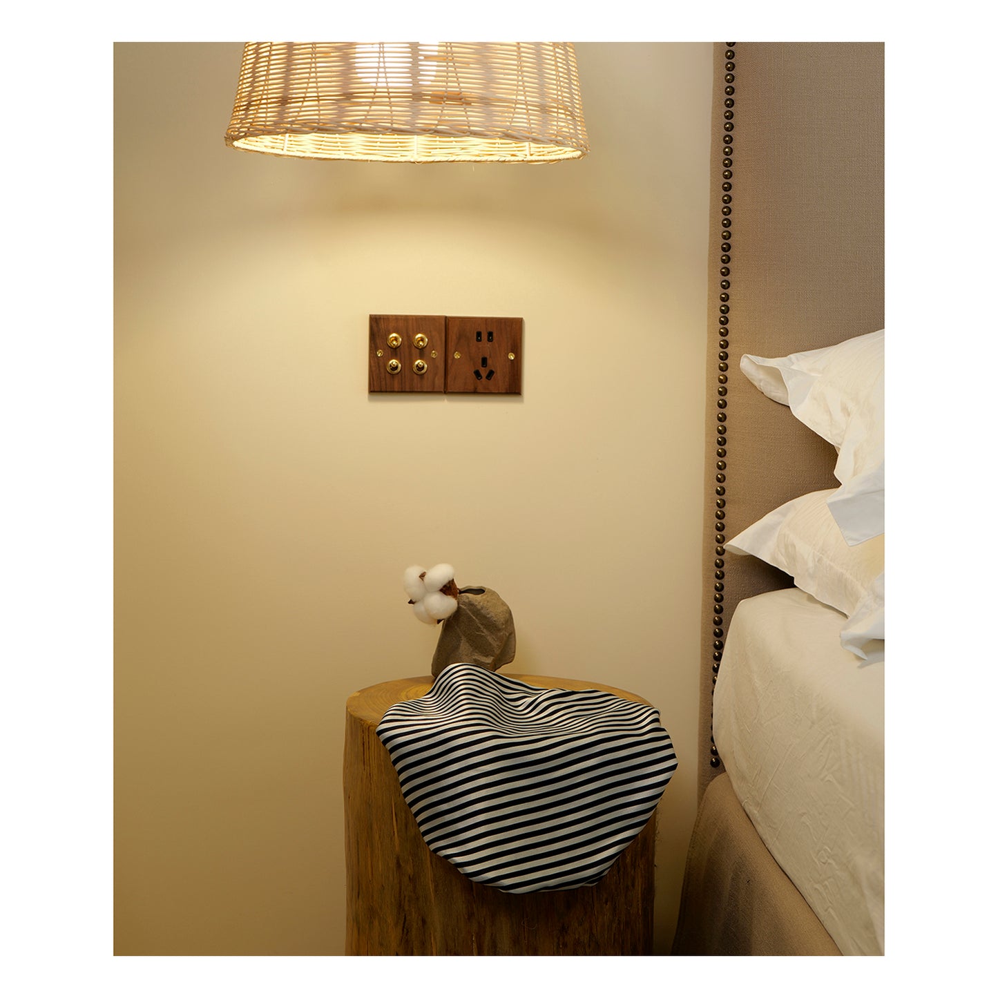 Pure Mulberry Silk Hair Bonnet Film Noir | Double Layer Reversible with Silk Lining | Adjustable Elastic | 100% Silk 22 Momme | Night Bonnet Gift