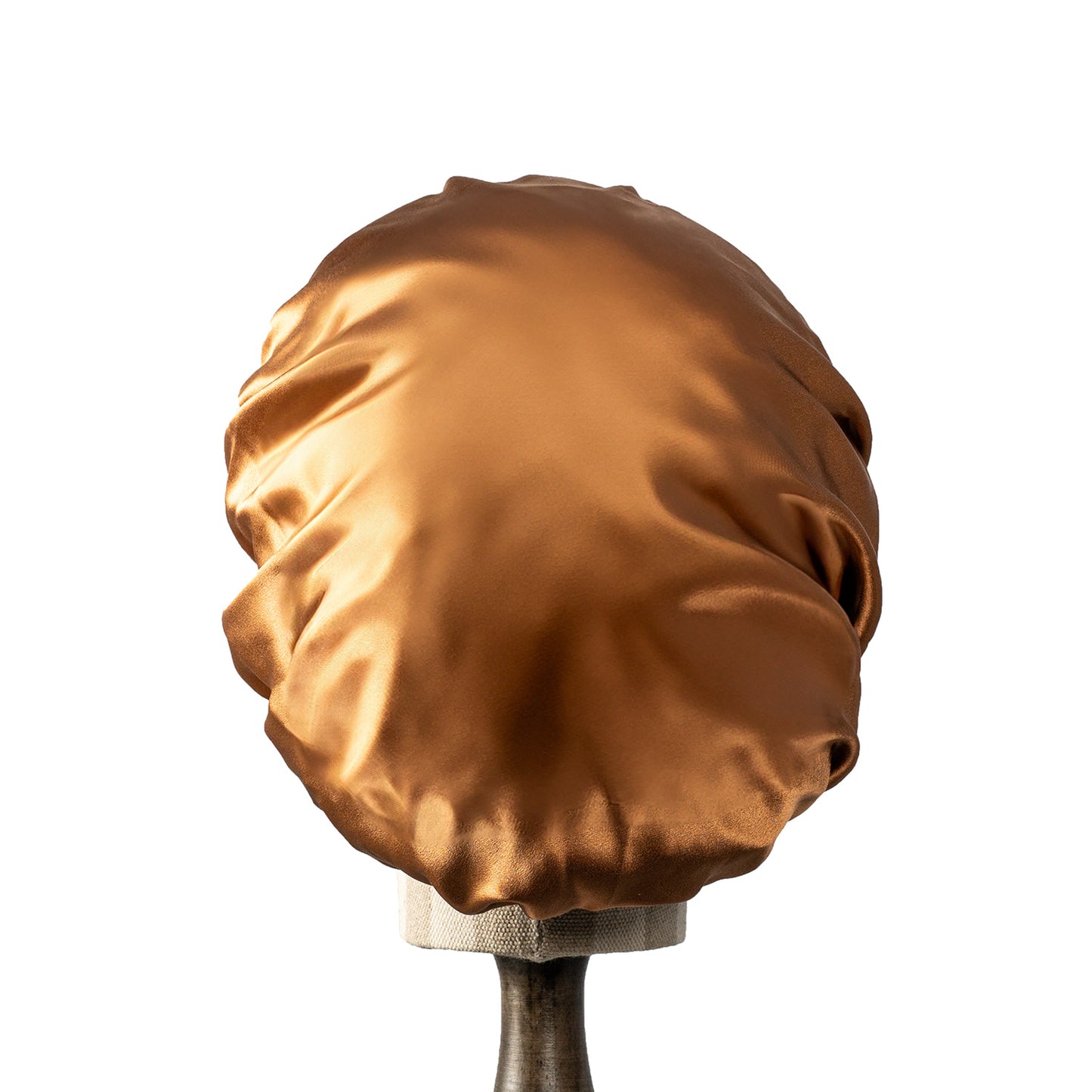 Pure Mulberry Silk Hair Bonnet Camel | Single Layer with Adjustable Elastic | 100% Silk 22 Momme | Sleeping Bonnet Gift