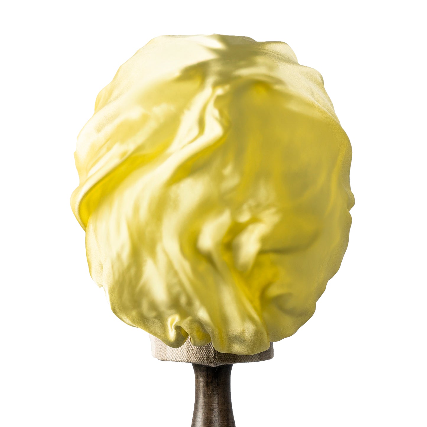 Pure Mulberry Silk Hair Bonnet Daffodil | Double Layer Reversible with Silk Lining | Adjustable Elastic | 100% Silk 22 Momme | Night Bonnet Gift