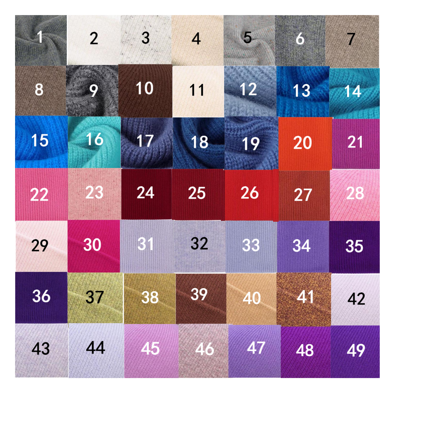 Mulberry Silk Lined Cashmere Beanie | Customized Knit Winter Hat for Men and Women