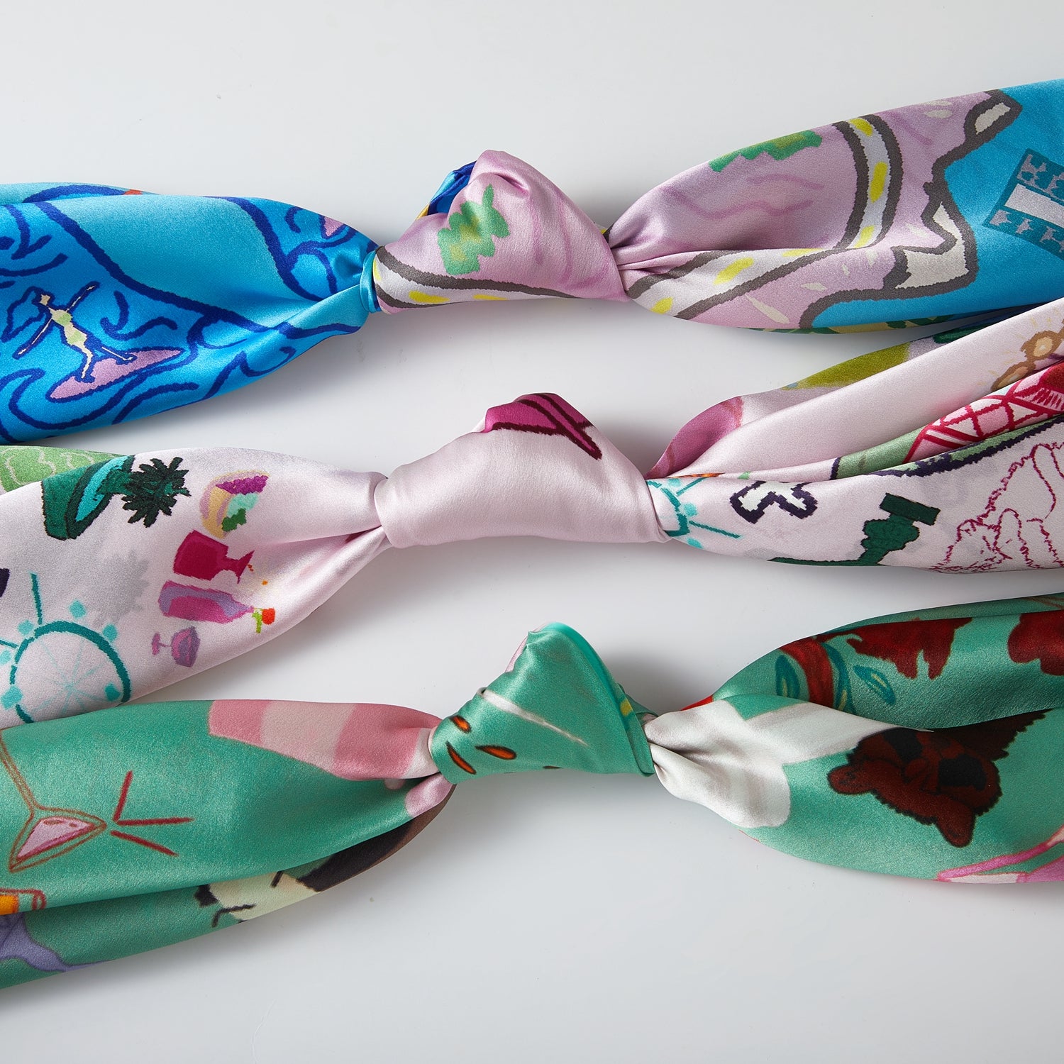 Montreal Pure Silk Large Square Scarf - Ft Original Artwork – Soft