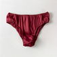 2026 Sample Pure Silk Bikini Size S | Barn Red | Mulberry Silk Pantie #10