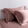 Tuscany Pink 32 Momme Silk 5-Piece Bedding Set in Queen Size