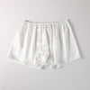 Pearl White Pure Mulberry Silk Men's Trunks | Low Rise | 19 Momme | Soar Collection
