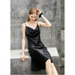 Custom Silk Dress | Silk Cowl Neck / V Neck Slip Dress | Knee / Midi Dress with Adjustable Straps | 22 Momme | Float Collection