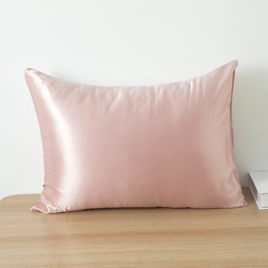 Baby Pink Pure Mulberry Silk Pillowcase | Kid Size | 22 Momme | Float Collection