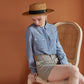 Pure Silk Long Sleeve Relaxed Fit Blouse | Elva | 14 Momme Silk Crepe