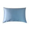 Blue Macaron Luxury Pure Mulberry Silk Pillowcase | Queen | 32 Momme | Drape Collection