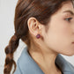 Pure Silk Brocade Earrings | Pheiffer Beach | Stud Earrings | Shine Collection