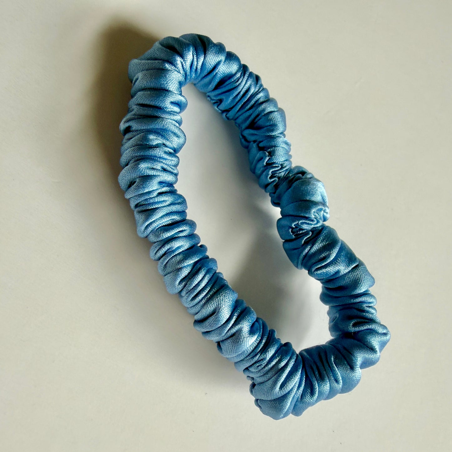 2026 Sample Set of 2 Pure Mulberry Silk French Scrunchie | 22 momme Silk | 0.4 inch | #41
