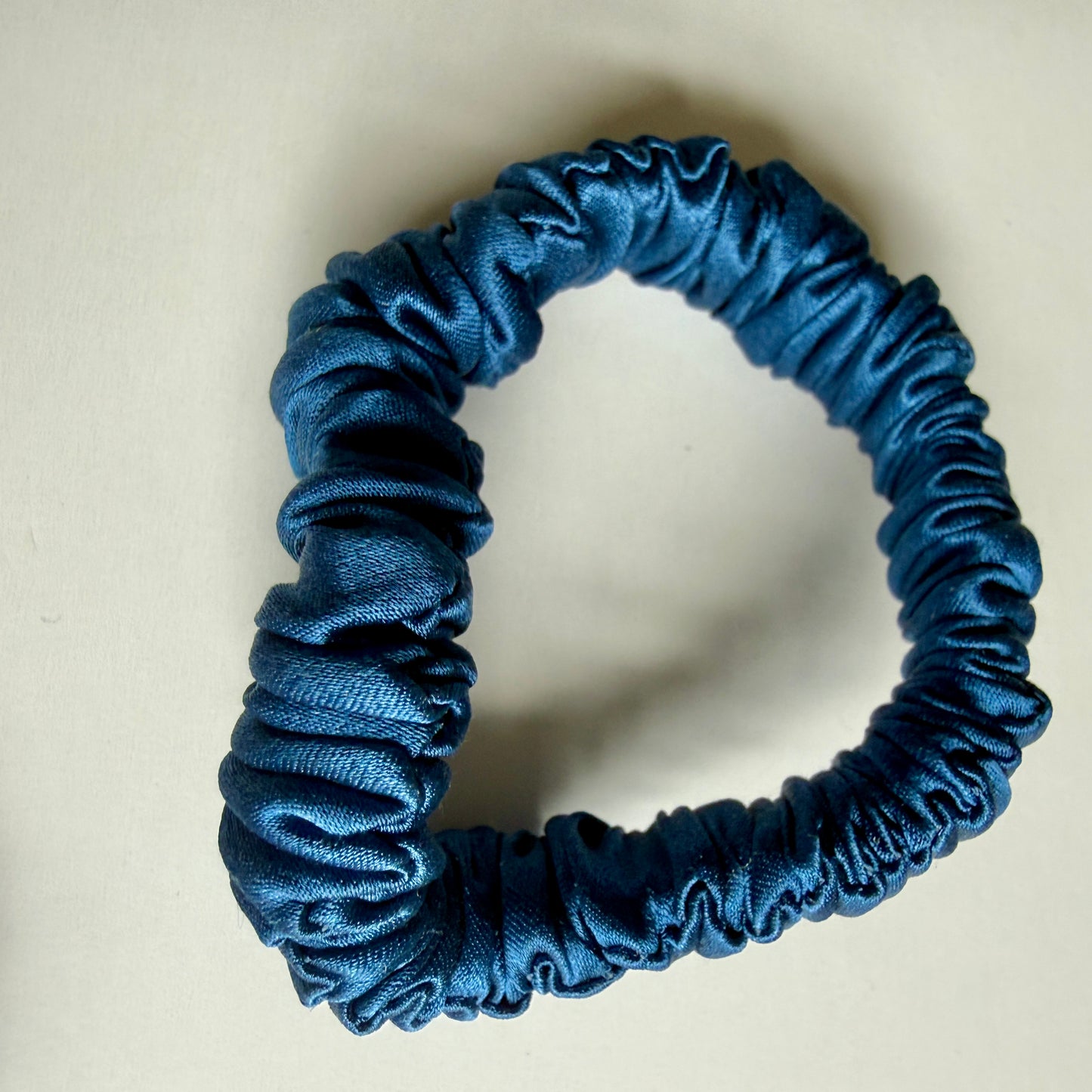 2026 Sample Set of 2 Pure Mulberry Silk French Scrunchie | 22 momme Silk | 0.4 inch | #41