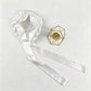 2026 Sample Pure Silk Sleeping Bonnet with Ribbons | Double Layer | 22 Momme Silk Charmeuse | Float Collection#54