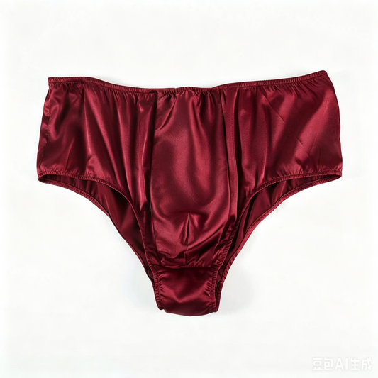 2026 Sample Mulberry Silk Men's Briefs XL | High Rise | 19 Momme | Soar Collection #60