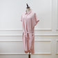 Custom Silk Dress Charlotte | Knee Length Business Casual Dress with Pockets