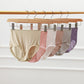 Set of 6 Knitted Silk High Rise French Cut Panties | Shimmer Collection