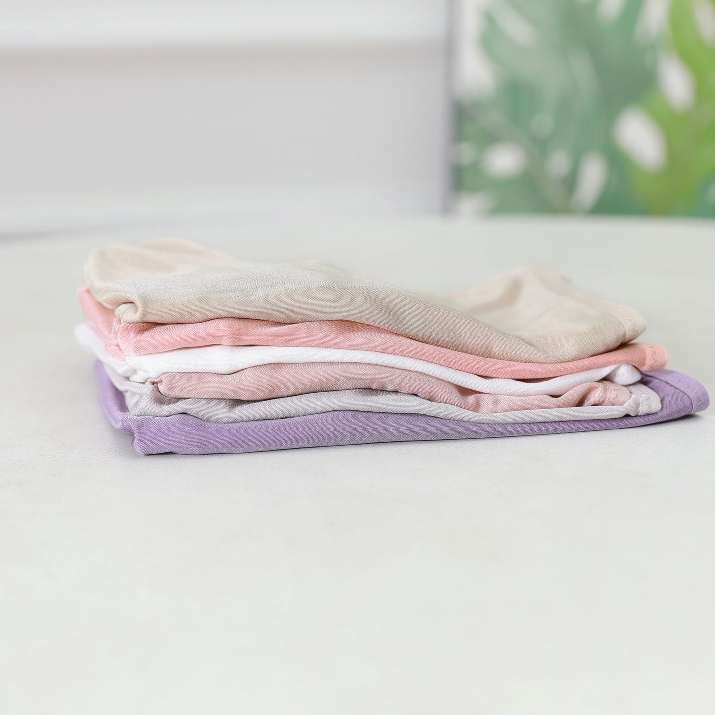 Set of 6 Knitted Silk High Rise French Cut Panties | Shimmer Collection