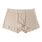 Beige Knitted Silk Men's Trunks | Mid Rise | Shimmer Collection