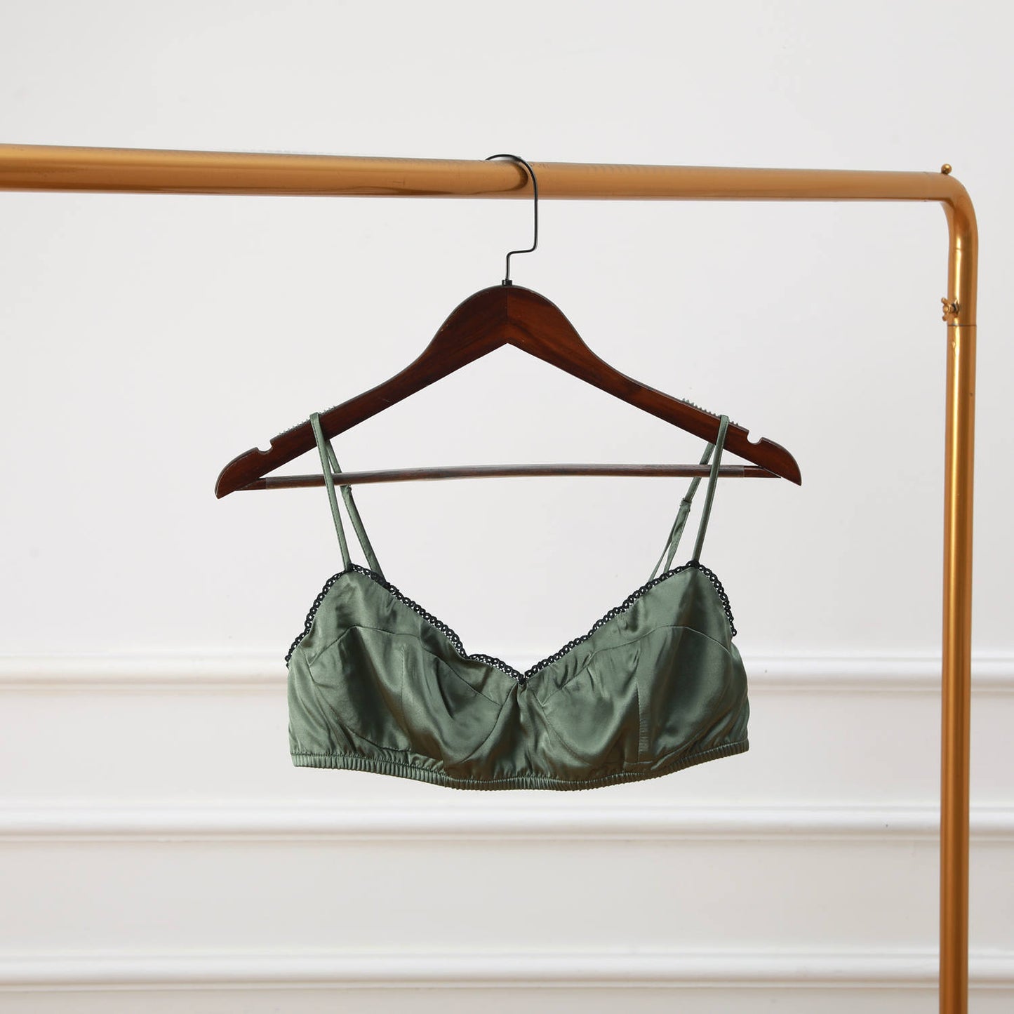Custom Handmade Pure Silk Demi Cup Bralettes | Leslie Bras | No Padding No Wire | 19 Momme Silk Charmeuse