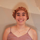 Pure Mulberry Silk Hair Bonnet Camel | Single Layer with Adjustable Elastic | 100% Silk 22 Momme | Sleeping Bonnet Gift