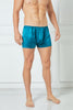 Turquoise Pure Mulberry Silk Men's Trunks | Low Rise | 19 Momme | Soar Collection