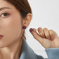Pure Silk Brocade Earrings | Pheiffer Beach | Stud Earrings | Shine Collection