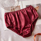 2026 Sample Pure Silk French Cut Pantie Size XL | Burgundy | Mulberry Silk Pantie #30