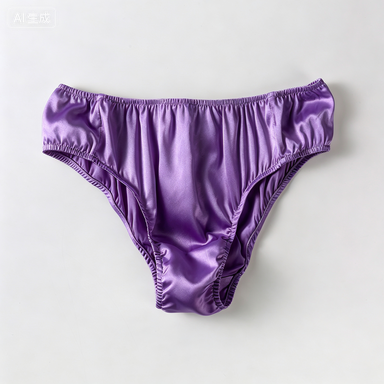 2026 Sample Pure Silk Bikini Size S | Violet | Mulberry Silk Pantie #13