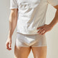 Silver Grey Knitted Silk Men's Trunks | Mid Rise | Shimmer Collection
