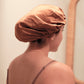 Pure Mulberry Silk Hair Bonnet Camel | Single Layer with Adjustable Elastic | 100% Silk 22 Momme | Sleeping Bonnet Gift