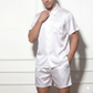 Custom Pure Mulberry Silk Men's Shirt and Shorts | Short Sleeve and Relaxed Fit | 19 Momme | Soar Collection