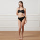 Sabrina | Custom Made Pure Mulberry Silk Bikini Panties | Mid Waist with Ruffles | 19 Momme | Float Collection