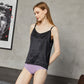 Knitted Silk High Rise French Cut Panties | Purple Haze | Shimmer Collection