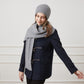 Mulberry Silk Lined Cashmere Beanie, Scarf or Set | Customized Knit Winter Hat for Men and Women