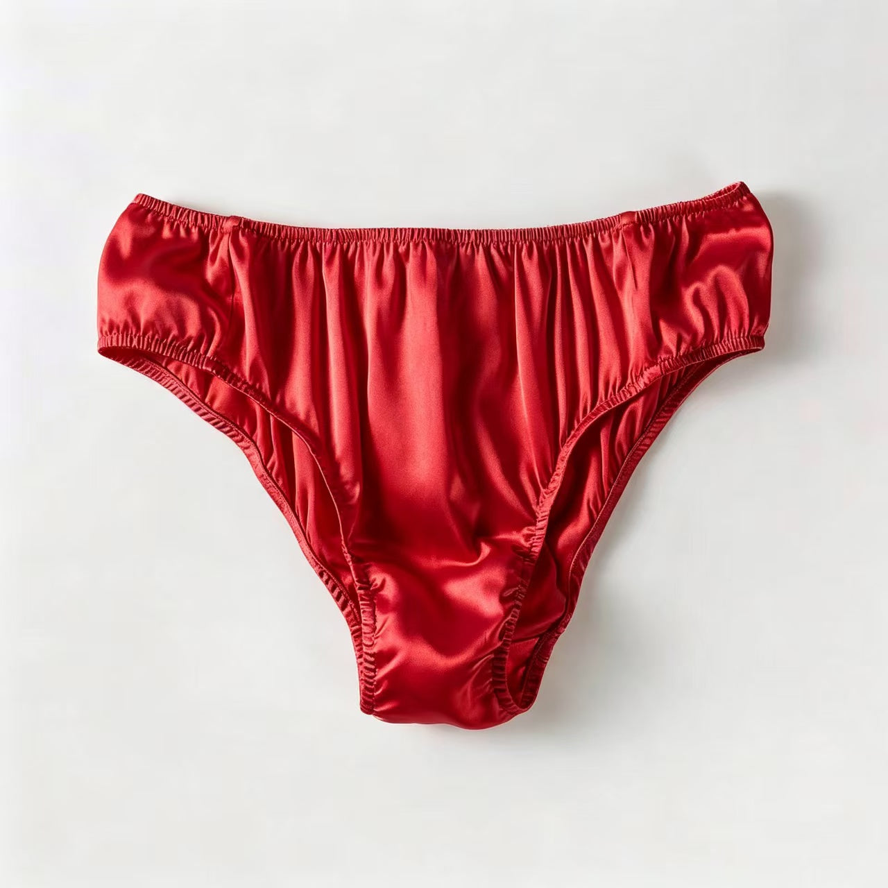 2026 Sample Pure Silk Bikini Size S | Chili | Mulberry Silk Pantie #15