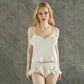 Five-Piece Silk Lingerie Set | Custom Body Suit, Cami, Bralettes and Two Panties | Angel Wings | Ivory Wedding Lingerie