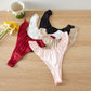Custom Made Pure Mulberry Silk T-String Panties | Mid Waist Thong | 19 Momme | Float Collection