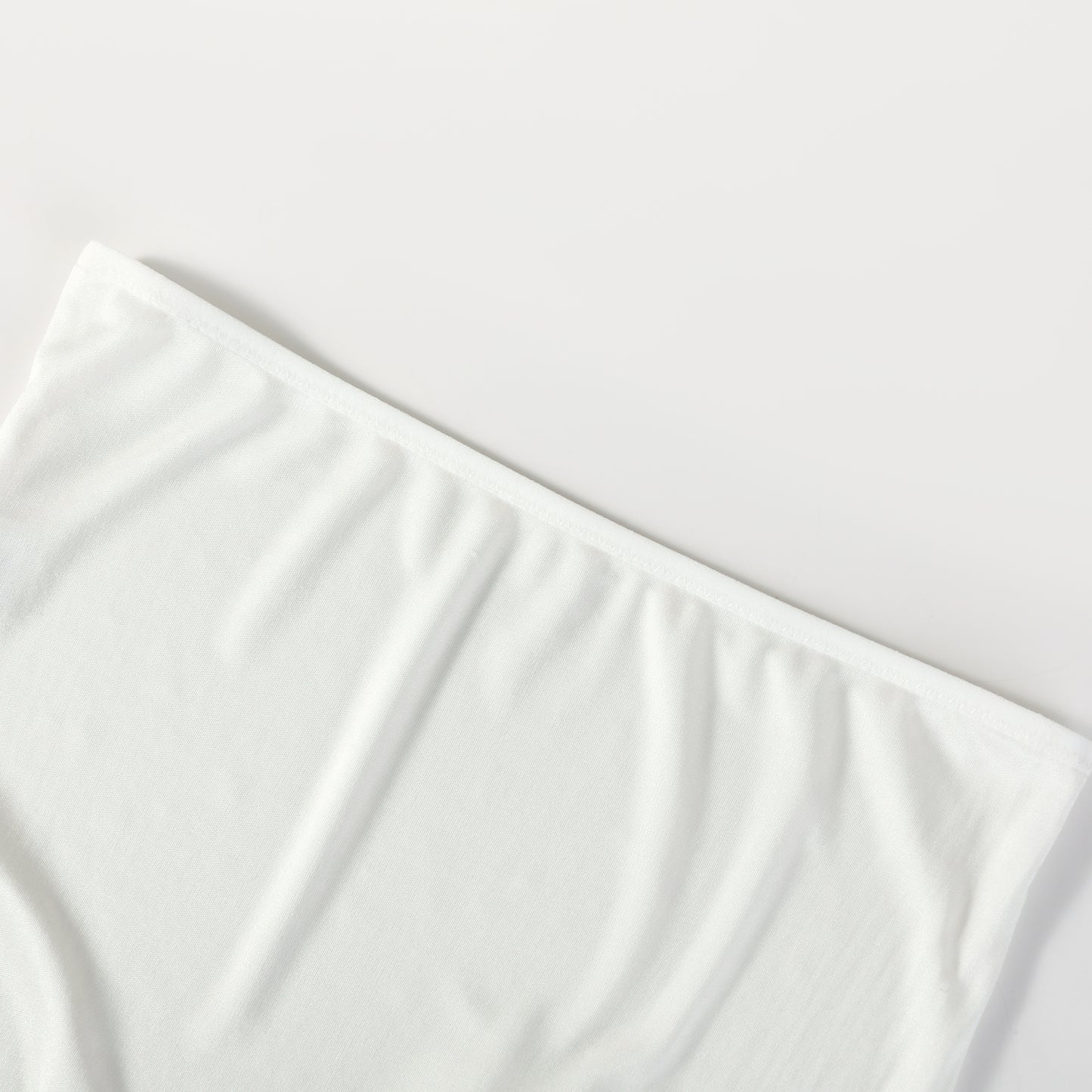 Knitted Silk High Rise French Cut Panties | White Cosmopolitan | Shimmer Collection
