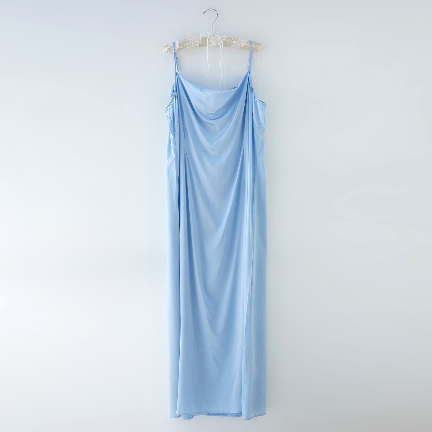 Pure Silk Ankle Length Slip Dress | Custom size Handmade