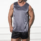 Custom Pure Mulberry Silk Men's Top | Sleeveless and Relaxed Fit | 19 Momme | Soar Collection