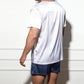 Custom Pure Mulberry Silk Men's T-Shirt | Henley Collar, Short Sleeve and Relaxed Fit | 19 Momme | Soar Collection