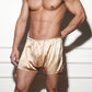 Beige Pure Mulberry Silk Men's Trunks | Mid Rise | 19 Momme | Soar Collection