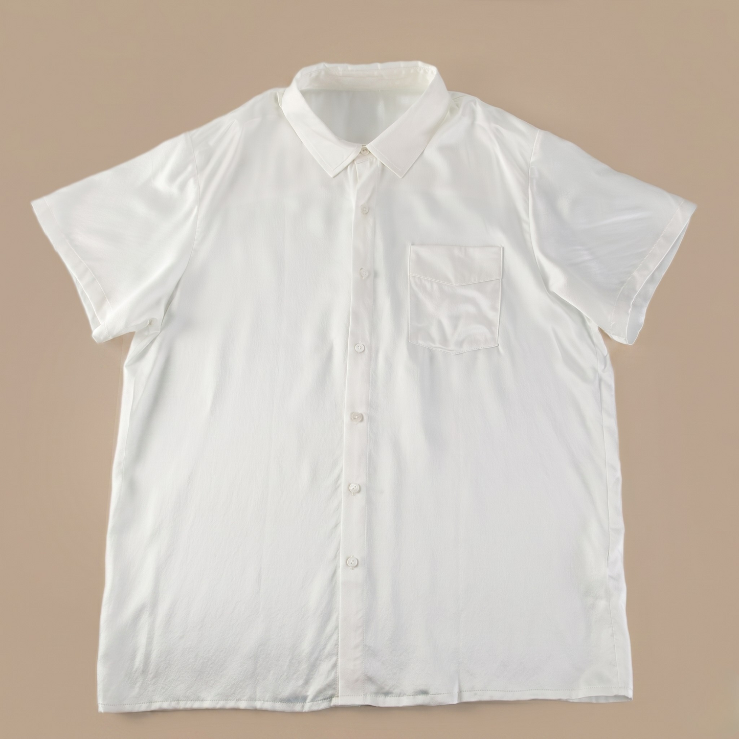 Custom Pure Mulberry Silk Men's Shirt and Shorts | Short Sleeve and Relaxed Fit | 19 Momme | Soar Collection