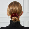 Silk Velvet Handmade French Scrunchie | 2 Inch | Lipstick Collection