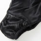 Butterfly Effect | Custom Pure Pure Silk Bikini Pantie | Mid Waist | Black and White Lace on Mulberry Silk | Brush Collection