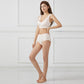 Custom Handmade Pure Silk Panties | Elora Panties | High Waist French Cut | Knitted Mulberry Silk