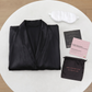 Custom Pure Mulberry Silk Men's Robe | Frederick | Long Sleeve with Pockets | 22 Momme | Float Collection