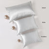 Silver Grey Pure Mulberry Silk Pillowcase | Toddler Size | 22 Momme | Float Collection